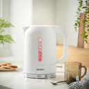 Lewis's Manhattan Jug Kettle 1.7L 3KW - White