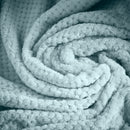 Lewis's Super Soft Waffle Throw - Duck Egg