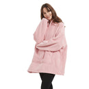Lewis's Sherpa Fleece Lined Hooded Throw Unisex - One Size