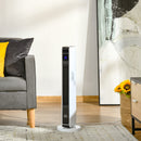 Oscillating Ceramic Tower Heater Space Heater with Remote Control 8H Timer Tip-Over & Overheat Protect 1000W/2000W W/ Built-in and