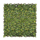 Silver & Stone Expanding Willow Leaf Trellis with Artificial Leaves 2m x 1m