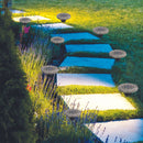 Silver & Stone Outdoor Solar Ground Lights Pack of 8