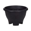 Venetian Round Planter with Legs 26cm - Black