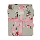 Tru Ladies Grey Floral Flannel Pyjama Grey