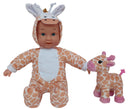 Uneeda Doll Baby First Born Samantha with Giraffe 13"