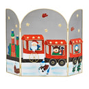 Christmas Workshop Fireguard 63CM with Train Design