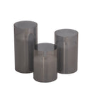 Smoked Candles LED Set of 3