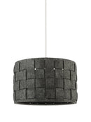 Light Shade with Felt Woven Shade - Grey