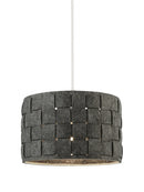 Light Shade with Felt Woven Shade - Grey