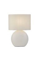 Table Lamp Ceramic - Cream