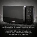 Tower Glitz Digital Microwave 800w - Black