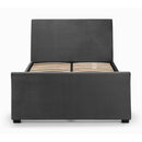 Capri Bed With Drawers Dark Grey Velvet Super King180cm