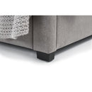 Fullerton King Bed with 4 Drawers 150cm Grey