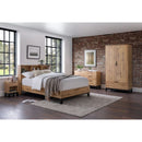 Bali Single Bed Bookcase Headboard 90cm Oak
