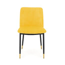 Delaunay Dining Chairs Mustard Set Of 2