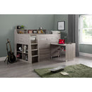 Jupiter Single Bed Midsleeper Grey Oak