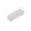 Forest Garden Lomello Planter 50cm(h) x 180cm(w) x 50cm(d)