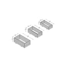Forest Garden Durham Rectangular Planter - Set of 3