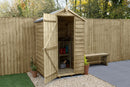 Forest 4'×3'  4Life Overlap Apex Shed, No Window