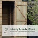 Forest 4'×3'  4Life Overlap Apex Shed, No Window