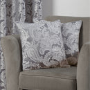 Duchess Luxury Jacquard Cushion 43 x 43cm - Silver