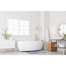 Memory Foam Bath Mat Anti Slip 40 x 60cm - Blue