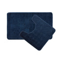 Orkney 2 Piece Bath Set Non Slip - Navy Blue