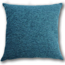 Chenille Teal Square Cushion 43 x 43cm