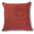 Chenille Terracotta Square Cushion 43 x 43cm