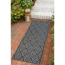 Outdoor Flatweave Compass Rug - 60 x 80cm - Geo Anth
