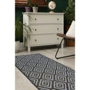 Outdoor Flatweave Compass Rug - 60 x 80cm - Geo Anth