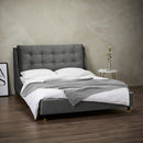 Sloane Double Bed 4ft6 1.35m - Grey