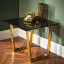 Antibes Lamp Table 60cm - Black