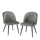 Orla Dining Chairs - Grey - Set of 2