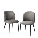 Zara Dining Chairs - Grey - Set of 2