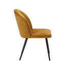 Orla Dining Chairs - Mustard - Set of 2