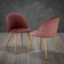 Venice Dining Chairs - Pink - Set of 2