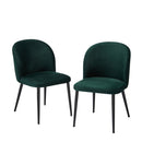 Zara Dining Chairs - Green - Set of 2