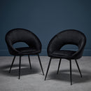 Lulu Dining Chairs - Black - Set of 2