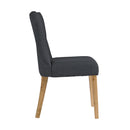 Naples Dining Chairs - Grey - Set of 2