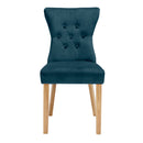Naples Dining Chairs - Peacock Blue - Set of 2