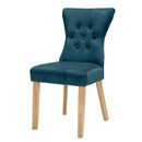 Naples Dining Chairs - Peacock Blue - Set of 2