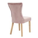 Naples Dining Chairs - Blush Pink - Set of 2
