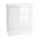 Puro Chest of Drawers with 4 Drawers - White