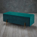 Lola Storage Ottoman 115cm - Teal