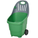 Outsunny Multi Purpose Garden Cart Barrow w/ Handle Wheels, Gardening Tasks, 60L