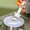 HOMCOM Food Processor 1.5L with 1L Bowl 500W - White