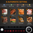 HOMCOM Health Grill and Press with 8 Settings and Drip Tray - Black