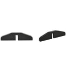 PawHut Freestanding Pet Gate Safety Barrier 3 Pannel w/ Support Feet Black