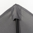 Outsunny 2m Parasol Patio Umbrella, Outdoor Sun Shade with 6 Ribs Dark Grey